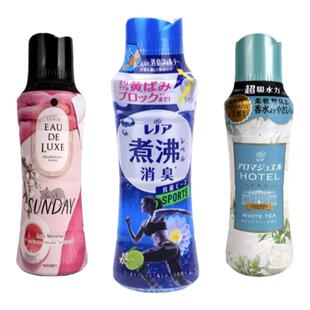 盒马代购日本宝洁煮沸级衣物留香珠白茶香水香慵懒假日香420ml