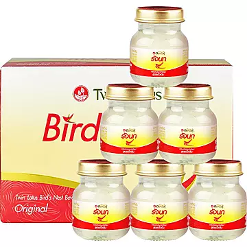 泰国正品双莲冰糖型燕窝45ml*12