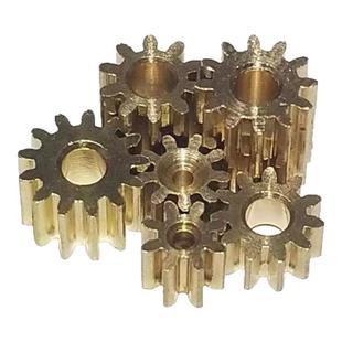 0.4模数 黄铜齿轮8/9/10/11/12/13齿 圆柱直齿 玩具减速零件