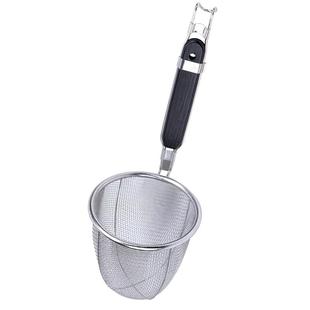 米线粉篱笊篱不锈钢麻辣烫过滤网漏勺捞面勺煮面网漏家用大漏勺勺
