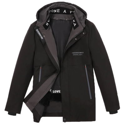 男士派克服皮毛一体2025新款