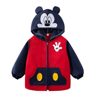 儿童拉链防水正穿衣小孩秋冬防脏外套护衣宝宝大褂秋冬羽绒服围裙