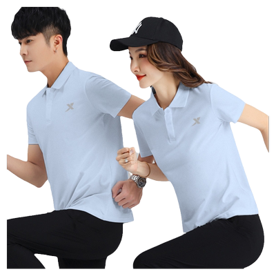 特步翻领polo衫运动服套装