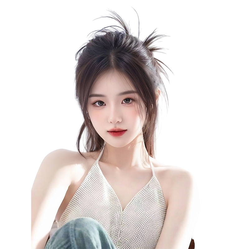 佳丽仟丝假发片女头顶补发片真发