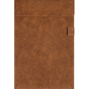 朗捷A4皮质板夹销售经理夹酒水夹文件夹菜单夹签约夹账单板夹会议夹垫板商务办公资料夹子高档酒店便签夹定制