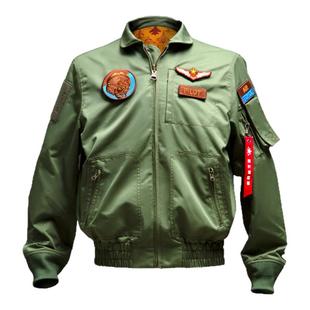 荣造王牌飞行系列共和国天空飞行员夹克国潮街头男士夹克外套
