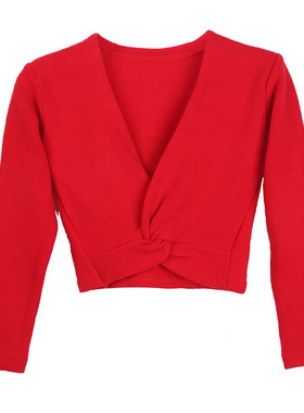 女童舞蹈服毛衣外搭练功服披肩