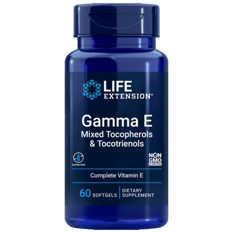 美国Life Extension Gamma E天然维生素E生育酚三烯酚全谱VE60粒