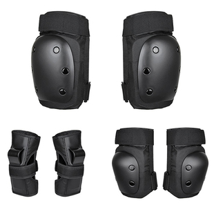 成人滑板轮滑护具六件套儿童滑雪护具安全套装防摔运动护手护肘护
