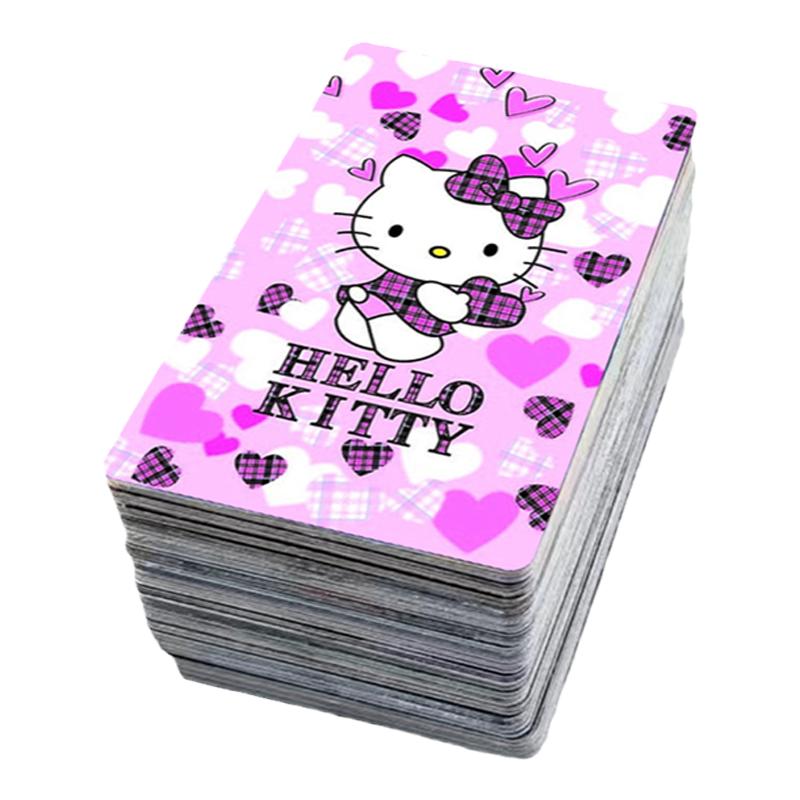 hellokitty凯蒂猫卡贴定制交通卡动漫公交卡片粘贴饭卡八达通贴纸