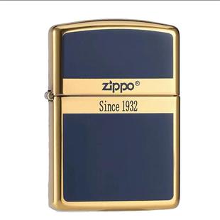zippo正版打火机 商标起源珐琅商务送礼原装正版正品父亲火机七夕