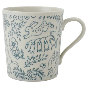 现货秒发日本下午茶Afternoon Tea办公杯马克杯花花兔子手工杯