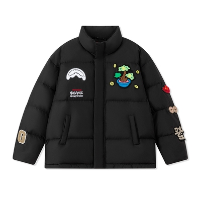 SG鲨鱼嘴X摇钱树联名羽绒服外套