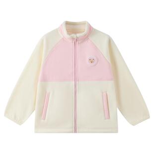 【抗静电】PawinPaw卡通小熊童装25年冬季新款男女童摇粒绒外套