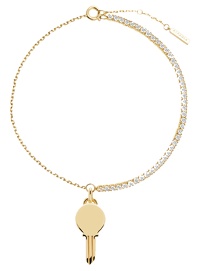 18k高级感钥匙镀金轻奢手环