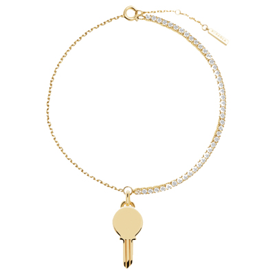 18k高级感钥匙镀金轻奢手环