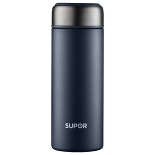 苏泊尔保温杯男316L不锈钢水杯带茶滤便携车载新款茶水分离泡茶杯