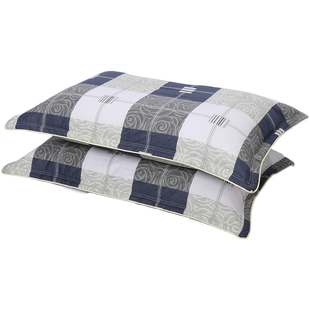 纯棉枕套一对装全棉枕头套单个48cmx74cm加厚枕芯内胆套家用舒适