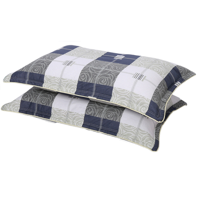 纯棉枕套一对装48X74加厚夹棉