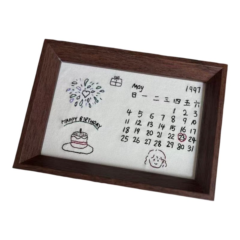 文艺小众刺绣生日礼物送朋友di刺绣