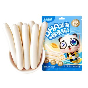 奕小迎母婴零辅食不二宝贝鳕鱼肠儿童鱼肉肠搭宝宝零食无添加蔗糖送婴幼儿一岁食谱