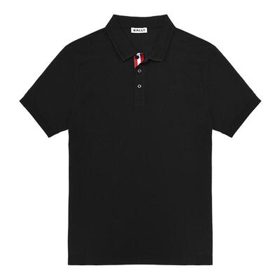 巴利春夏重磅纯棉刺绣POLO衫