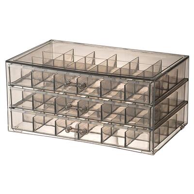 首饰收纳盒72格大容量多格收纳