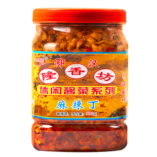 鄂汉隆香坊麻辣萝卜干麻辣丁酱菜热干面下饭木瓜丝脆黄瓜