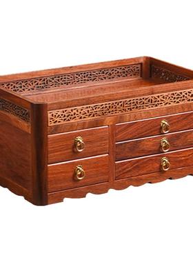 天纵缅甸花梨五抽收纳盒