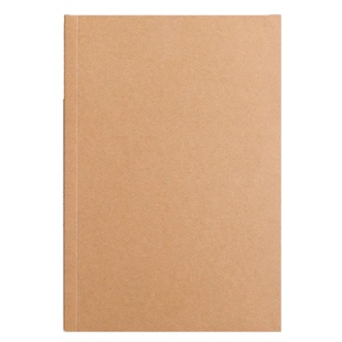 A4牛皮笔记本本子加厚笔记本初中生高中生专用a5简约复古活页笔记本高颜值学生白纸草稿本记事本日记本草稿本