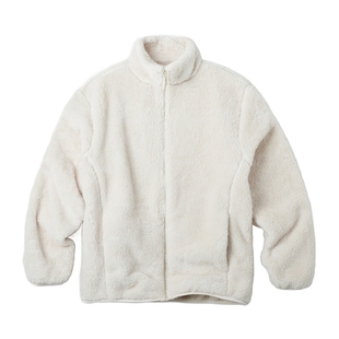 SPAO韩国同款26年春季新品男女同款保暖立领通勤绒感外套上衣