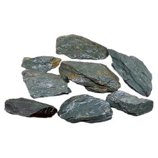 溪流石鱼缸造景石片石天然原生态大块石头溪流缸主石扁平底部砂石