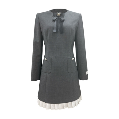 朗姿集团秋装女新款法式连衣裙