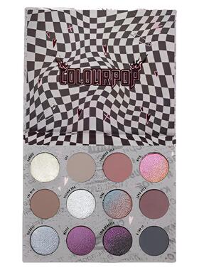 COLOURPOP（美国）Trouble Maker变色龙十二色眼影盘大地色高颜值