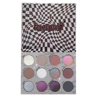 COLOURPOP（美国）Trouble Maker变色龙十二色眼影盘大地色高颜值