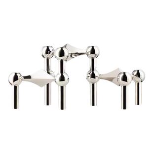 丹麦分子结构堆叠蜡烛台高级感简约现代设计几何创意艺术客厅摆件