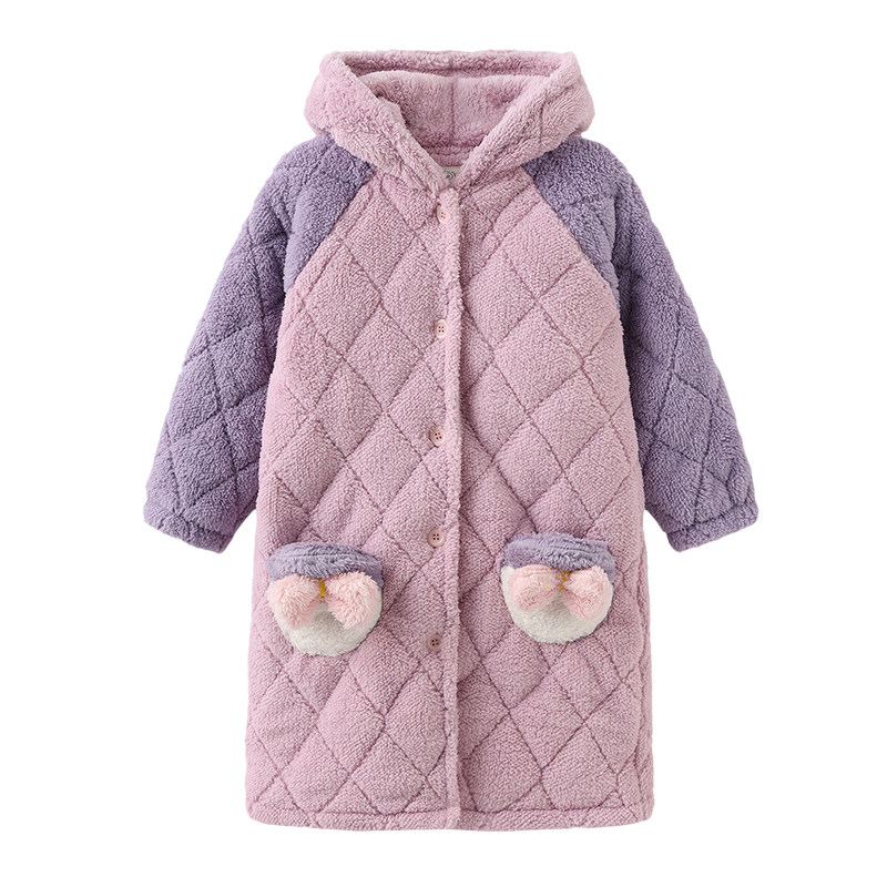 雪俐珊瑚绒家居服睡衣