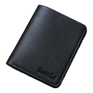 超薄迷你小钱包男短款青年竖款个性钱夹男式韩版学生简约软皮夹潮