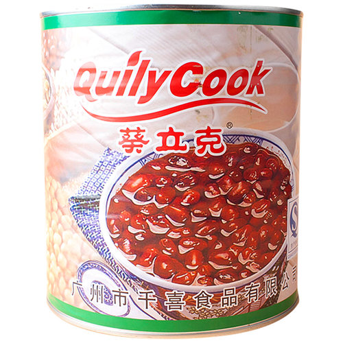 千喜葵立克糖纳红豆罐头3.35kg大罐装糖水即食蜜红豆奶茶店原才料