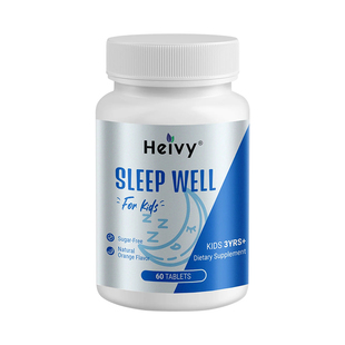 【自营】Heivy美国儿童褪黑素安神片退黑素0.5助睡眠浅学生入睡难