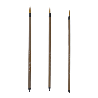 勾线毛笔国画工笔画专用极细毛笔初学者入门小楷书法套装狼毫花枝俏鼠须叶筋小红毛花鸟临摹白描描线文房四宝