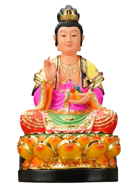 【结缘佛像】补天救世女神女娲娘娘神像家用客厅供奉桌面摆件