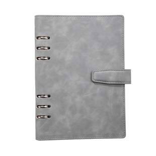 活页笔记本子a5商务记事本加厚纸简约大学生日记本6孔扣环可拆卸活页本子b5办公文具会议记录本定制可印logo