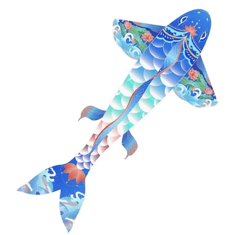 【3米长巨显眼！】的锦鲤风筝