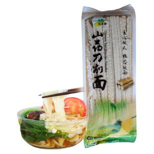 长水河 山药刀削面挂面 油泼面烩面波纹面条宽面袋装400g
