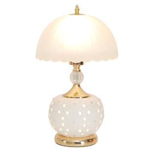 苏柏雪卧室床头灯现代简约高级感欧式创意温馨浪漫陶瓷可调光台灯