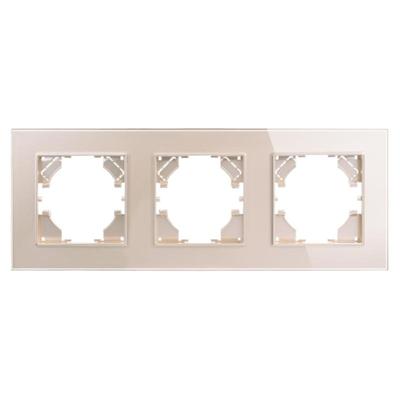 COSWALL  金色玻璃面板 欧规墙壁开关插座USB充电口模块DIY组合