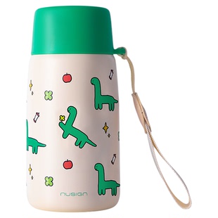 Nusign纽赛乔古漫联名迷你保温杯卡通 joguman儿童高颜值小恐龙