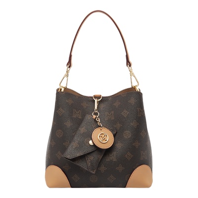 单肩斜挎大容量手提水桶妈妈包