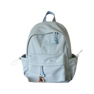 韩版ins简约休闲小书包女 初中女生高中学生党双肩包通勤上学背包
